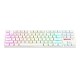 REDRAGON K539 ANUBIS 80% WIRELESS RGB MECHANICAL KEYBOARD TKL LOW PROFILE BROWN SWITCHES - WHITE