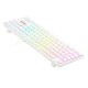 REDRAGON K539 ANUBIS 80% WIRELESS RGB MECHANICAL KEYBOARD TKL LOW PROFILE BROWN SWITCHES - WHITE