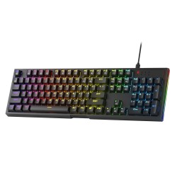  REDRAGON ARGO K670 RGB HOT-SWAP 104 KEYS LINEAR RED SWITCHES MULTIMEDIA CONTROLS 18 RGB MODES SOFTWARE SUPPORT MECHANICAL GAMING KEYBOARD - BLACK