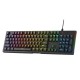  REDRAGON ARGO K670 RGB HOT-SWAP 104 KEYS LINEAR RED SWITCHES MULTIMEDIA CONTROLS 18 RGB MODES SOFTWARE SUPPORT MECHANICAL GAMING KEYBOARD - BLACK
