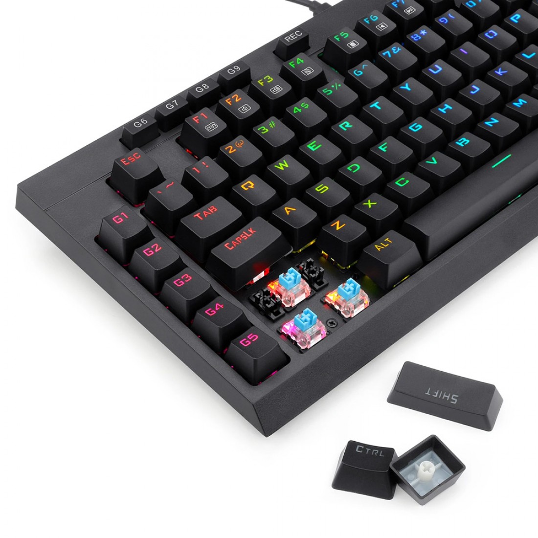 REDRAGON BROADSWORD K588 RGB 102 KEYS BLUE SWITCHE WITH MACRO KEYS ...