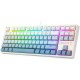 REDRAGON CASS K645W RGB USB MECHANICAL GAMING WIRED KEYBOARD BLUE SWITCH DIY LED BACKLIT 87 KEYS GAMER FOR COMPUTER PC LAPTOP - BLUE