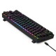 REDRAGON DEIMOS K599 RGB 70 KEYS HOT-SWAP DUSTPROOF LINEAR SWITCHES 60HR BATTERY DUAL MODE TYPE-C 18 RGB MODES ANTI-GHOSTING ERGONOMIC GAMING KEYBOARD - BLACK