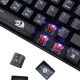 REDRAGON DEIMOS K599 RGB 70 KEYS HOT-SWAP DUSTPROOF LINEAR SWITCHES 60HR BATTERY DUAL MODE TYPE-C 18 RGB MODES ANTI-GHOSTING ERGONOMIC GAMING KEYBOARD - BLACK