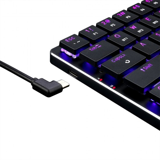  REDRAGON ELISE PRO K624P RGB 60% LOW PROFILE RED SWITCHES 3 MODES 2.4G BLUTETOOTH WIRED GAMING MECHANICAL KEYBOARD 