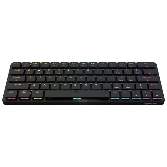  REDRAGON ELISE PRO K624P RGB 60% LOW PROFILE RED SWITCHES 3 MODES 2.4G BLUTETOOTH WIRED GAMING MECHANICAL KEYBOARD 