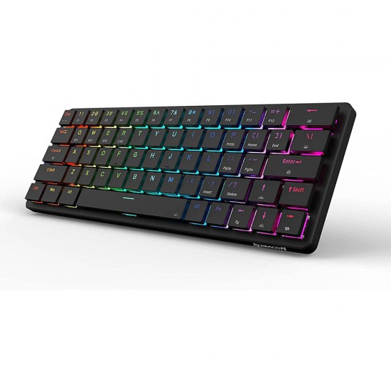  REDRAGON ELISE PRO K624P RGB 60% LOW PROFILE RED SWITCHES 3 MODES 2.4G BLUTETOOTH WIRED GAMING MECHANICAL KEYBOARD 