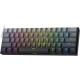 REDRAGON K617 FIZZ 60% WIRED RGB MAGNETIC SWITCH RAPID TRIGGER 8K POLLING DUAL ACTION ADJUSTABLE ACTUATION SOFTWARE SUPPORT DETACHABLE USB-C CABLE MECHANICAL GAMING KEYBOARD - GRAY