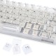 REDRAGON FIZZ K617 SE SLIM FRESH TRANSPARENT 60% WIRED RGB HOT-SWAP LINEAR RED SWITCHES 61 KEYS SOFTWARE SUPPORT FPS FRIENDLY DESIGN MECHANICAL GAMING KEYBOARD - CLEAR