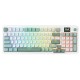 REDRAGON PRO K719 95 KEYS LCD SCREEN KNOB TRI-MODE RGB GASKET HOT-SWAP MECHANICAL GAMING KEYBOARD - GALATIN 