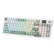 REDRAGON PRO K719 95 KEYS LCD SCREEN KNOB TRI-MODE RGB GASKET HOT-SWAP MECHANICAL GAMING KEYBOARD - GALATIN 