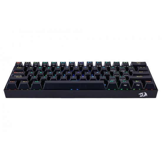 REDRAGON K530 DRACONIC 61 KEY RGB WIRED/ 5.0 BLUETOOTH MECHANICAL GAMING KEYBOARD - BLACK