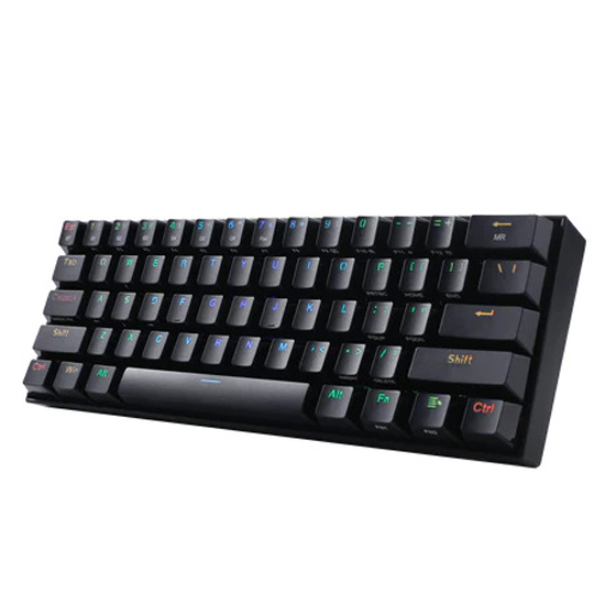 REDRAGON K530 DRACONIC 60% WIRELESS RGB GAMING MECHANICAL KEYBOARD RED SWITCH  - BLACK