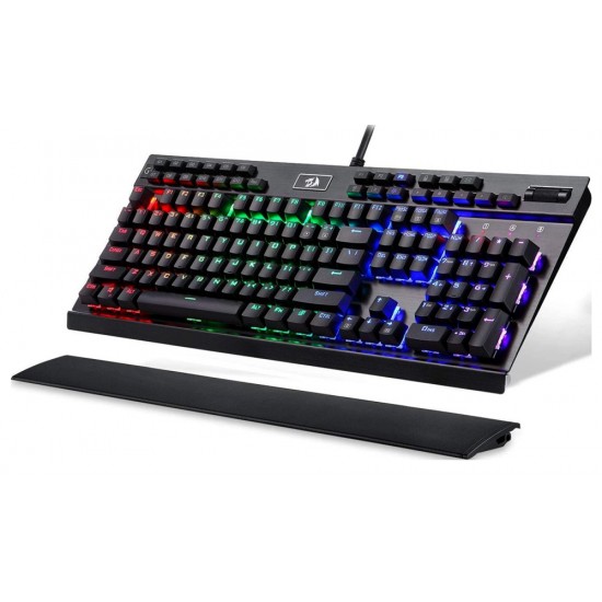 REDRAGON K550 YAMA 131 KEY RGB LED BACKLIT WITH PURPLE SWITCHES MECHANICAL GAMING KEYBOARD - BLACK