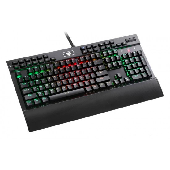 REDRAGON K550 YAMA 131 KEY RGB LED BACKLIT WITH PURPLE SWITCHES MECHANICAL GAMING KEYBOARD - BLACK