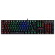 REDRAGON K551 MITRA 104 KEY RGB LED BACKLIT WITH BLUE SWITCHES MECHANICAL GAMING KEYBOARD - BLACK