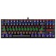 REDRAGON K552 RGB KUMARA TKL 87 KEYS MECHANICAL GAMING KEYBOARD BLUE SWITCH - BLACK