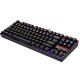 REDRAGON K552 RGB KUMARA TKL 87 KEYS MECHANICAL GAMING KEYBOARD BLUE SWITCH - BLACK