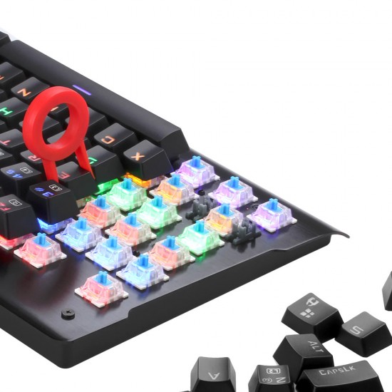 REDRAGON VISNU K561 ANTI-GHOSTING 87 KEYS RGB BACKLIT WIRED MECHANICAL GAMING KEYBOARD - BLACK