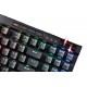 REDRAGON MAGIC-WAND K587 PRO TKL 87 KEYS DEDICATED MEDIA CONTROLS HOT-SWAP LINEAR RED SWITCHES DETACHABLE WRIST REST BT 2.4GHZ WIRELESS WIRED 9 DEDICATED MACRO KEYS GAMING KEYBOARD - BLACK