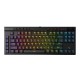 REDRAGON MAGIC-WAND K587 PRO TKL 87 KEYS DEDICATED MEDIA CONTROLS HOT-SWAP LINEAR RED SWITCHES DETACHABLE WRIST REST BT 2.4GHZ WIRELESS WIRED 9 DEDICATED MACRO KEYS GAMING KEYBOARD - BLACK