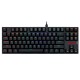 REDRAGON K607 LOW PROFILE  87 KEY TENKEYLESS RGB LED BACKLIT WIRED MECHANICAL GAMING KEYBOARD - BLACK