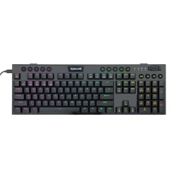 REDRAGON K618 HORUS PRO WIRELESS RGB MECHANICAL KEYBOARD BLUETOOTH 2.4GHZ WIRED TRI-MODE ULTRA-THIN LOW PROFILE GAMING KEYBOARD