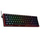 REDRAGON K628 POLLUX RGB 75% WIRED MECHANICAL RED SWITCH GAMING KEYBOARD - BLACK