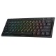 REDRAGON K632 PRO NOCTIS 60% BLUETOOTH/2.4GHZ/WIRED RGB MECHANICAL RED SWITCH  WIRELESS GAMING KEYOARD  - BLACK 