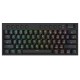 REDRAGON K632 PRO NOCTIS 60% BLUETOOTH/2.4GHZ/WIRED RGB MECHANICAL RED SWITCH  WIRELESS GAMING KEYOARD  - BLACK 