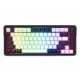 REDRAGON K673 PRO TRI-MODE CONNECTIVITY 75% 81 KEYS HOT SWAPPABLE LINEAR RED SWITCHES WIRELESS GASKET RGB GAMING KEYBOARD - ABYSSAL BLUE