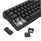 REDRAGON NOVA K709 65% WIRED GASKET RGB GAMING KEYBOARD 68 KEYS HOT-SWAP COMPACT MECHANICAL FREE-MOD SOCKET 3-LAYER NOISE DAMPENING ARROW KEYS CUSTOM LINEAR SWITCH - BLACK