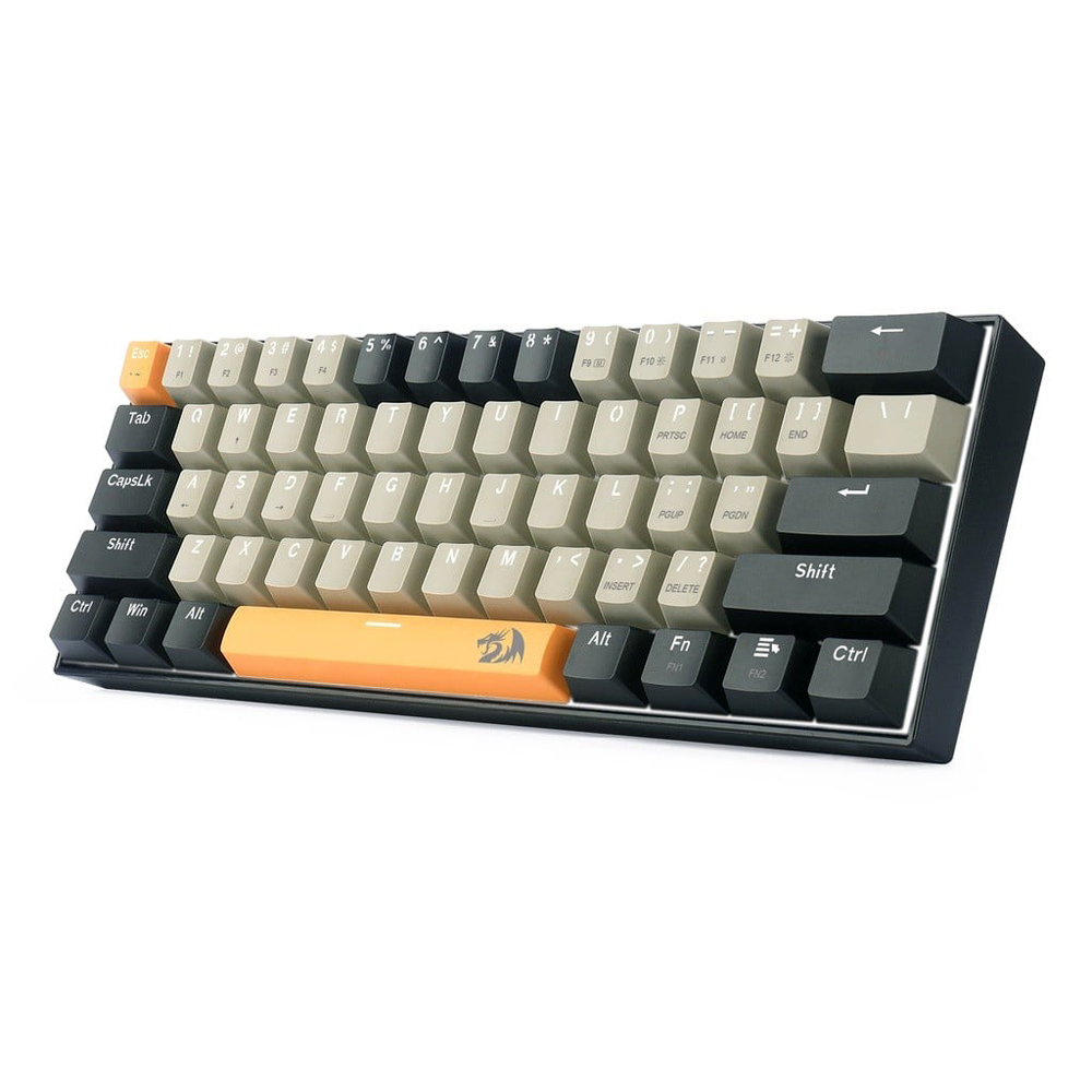 REDRAGON K606 LAKSHMI 60% MECHANICAL KEYBOARD 61 KEYS DETACHABLE WIRED ...