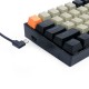 REDRAGON LAKSHMI 60% K606  MECHANICAL KEYBOARD 61 KEYS DETACHABLE WIRED TYPE C CABLE BLUE SWITCH 