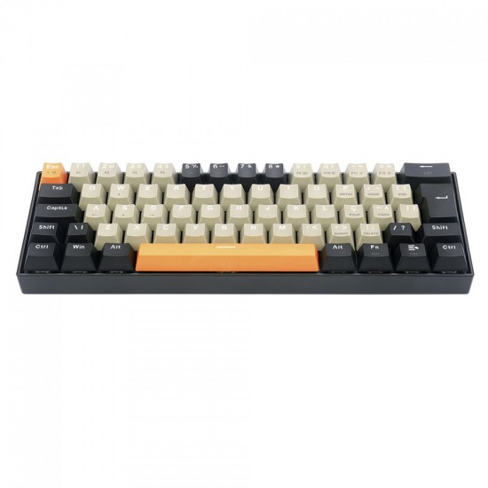 REDRAGON LAKSHMI 60% K606  MECHANICAL KEYBOARD 61 KEYS DETACHABLE WIRED TYPE C CABLE BLUE SWITCH 