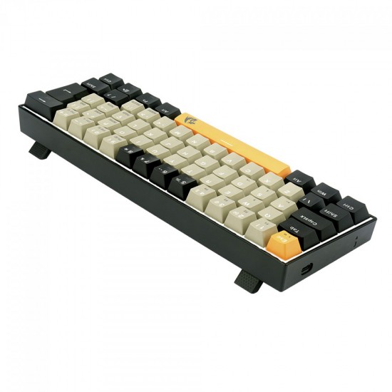 REDRAGON LAKSHMI 60% K606  MECHANICAL KEYBOARD 61 KEYS DETACHABLE WIRED TYPE C CABLE BLUE SWITCH 