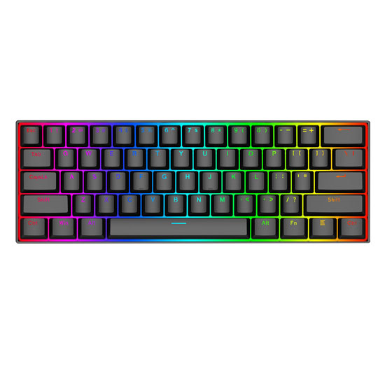 REDRAGON K630RGB GAMING KEYBOARD DUST-PROOF RED SWITCH - BLACK 