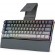 REDRAGON SHACO PRO K641  60% ALUMINUM RGB MODES  (BLUETOOTH 2.4GHZ WIRED)  68 KEYS COMPACT GAMING KEYBOARD RED SWITCH