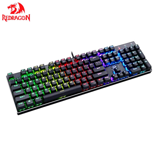 REDRAGON SHRAPNEL K589 RGB GAMING MECHANICAL KEYBOARD DUST-PROOF RED