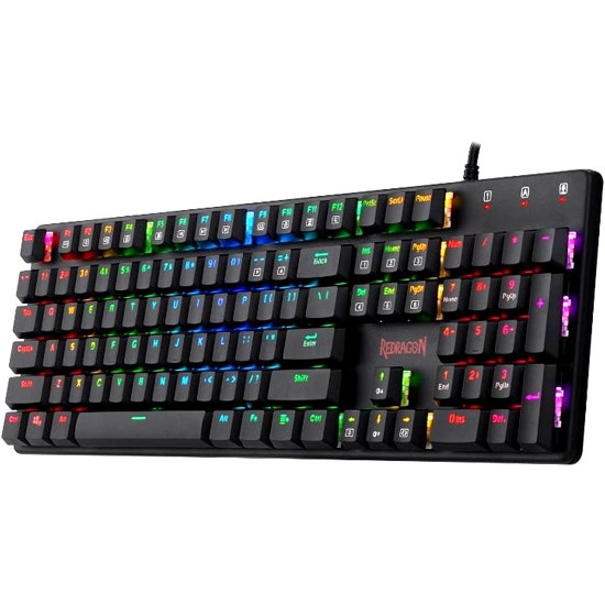 REDRAGON SHRAPNEL K589 RGB GAMING MECHANICAL KEYBOARD DUST-PROOF RED