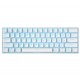 ROYAL KLUDGE RK61 TRI-MODE BLUETOOTH/ 2,4 GHZ/ WIRED RGB BACKLIT RED SWITCHES 60% MECHANICAL GAMING KEYBOARD - WHITE
