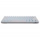 ROYAL KLUDGE RK61 TRI-MODE BLUETOOTH/ WIRED RGB BACKLIT BROWN SWITCHES 60% MECHANICAL GAMING KEYBOARD - WHITE 