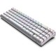 ROYAL KLUDGE RK71 71 KEYS RGB BLUETOOTH MECHANICAL GAMING KEYBOARD BLUE SWITCH - WHITE