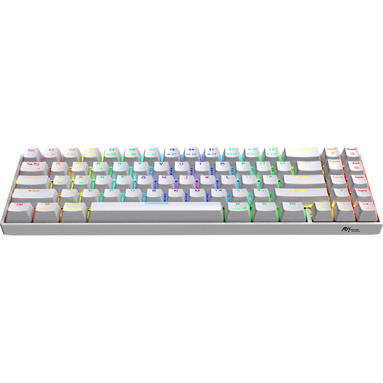 ROYAL KLUDGE RK71 71 KEYS RGB BLUETOOTH MECHANICAL GAMING KEYBOARD BLUE SWITCH - WHITE