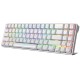 ROYAL KLUDGE RK71 71 KEYS RGB BLUETOOTH MECHANICAL GAMING KEYBOARD BLUE SWITCH - WHITE