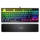 STEELSERIES APEX 7 TKL RGB ILLUMINATED LINEAR AND QUIET RED SWITCH MECHANICAL GAMING KEYBOARD - BLACK 