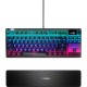 STEELSERIES APEX 7 TKL RGB ILLUMINATED LINEAR AND QUIET RED SWITCH MECHANICAL GAMING KEYBOARD - BLACK 