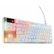 STEELSERIES APEX PRO TKL GEN 3 OMNIPOINT 3.0 ADJUSTABLE SWITCHES 40 LEVELS RAPID TRIGGER RAPID TAP PROTECTION MODE TENKEYLESS WIRELESS GAMING KEYBOARD - WHITE US