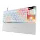 STEELSERIES APEX PRO TKL GEN 3 OMNIPOINT 3.0 ADJUSTABLE SWITCHES 40 LEVELS RAPID TRIGGER RAPID TAP PROTECTION MODE TENKEYLESS WIRELESS GAMING KEYBOARD - WHITE US