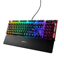 STEELSERIES APEX PRO MECHANICAL  ADJUSTABLE SWITCH QUICK TRIGGER RESPONSE TIME FROM 0.1 - 4.0MM GAMING KEYBOARD